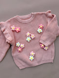 Related product : Chunky Knit Frillie Sweater - Petal Pink (Decorated)