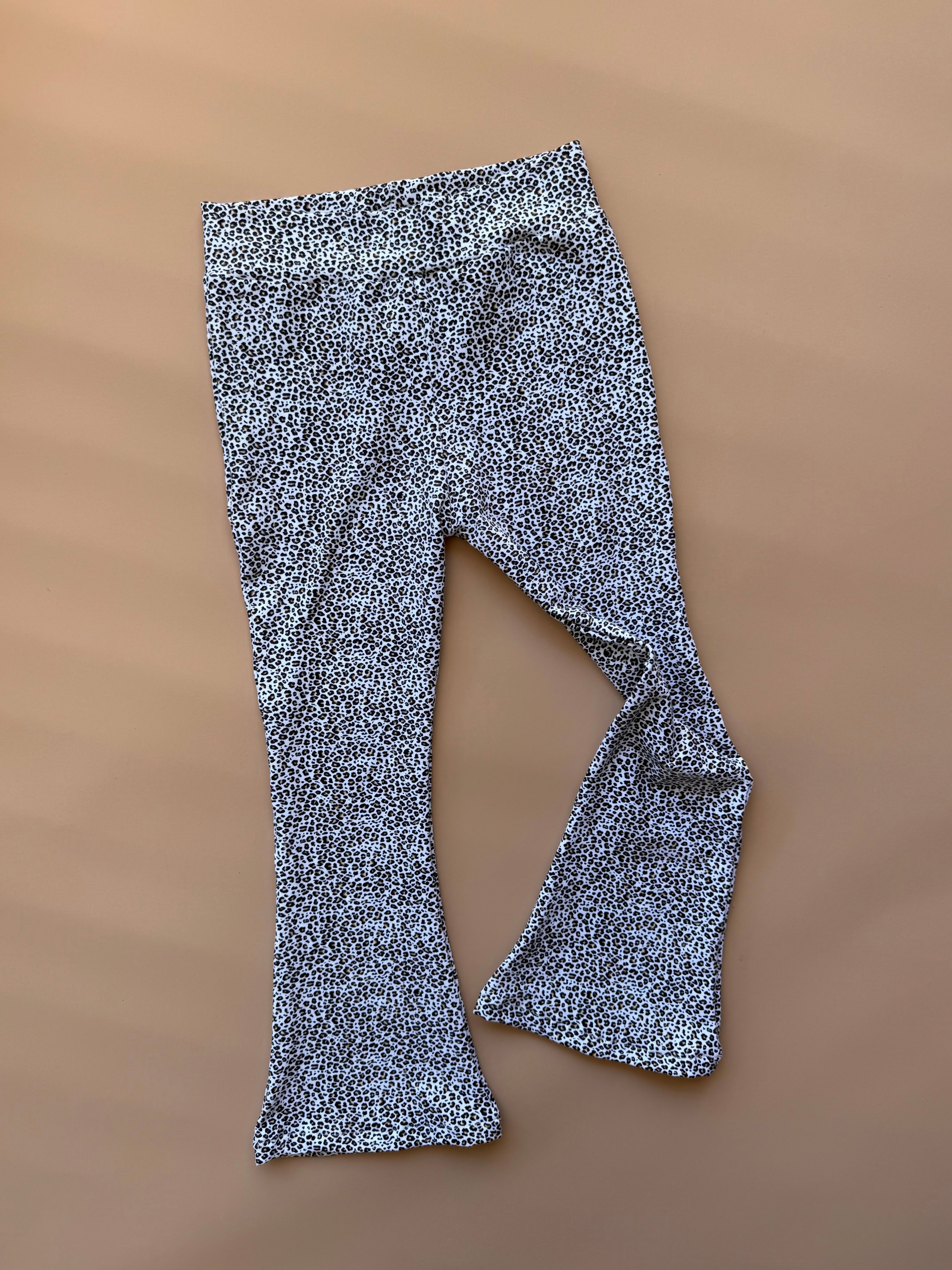 Flare Leggings - Mini Leopard
