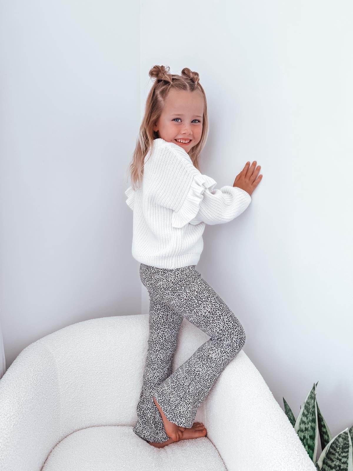 Flare Leggings - Mini Leopard