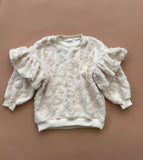 Related product : Oversized Frillie Pullover - Cream Hearts (Lined)