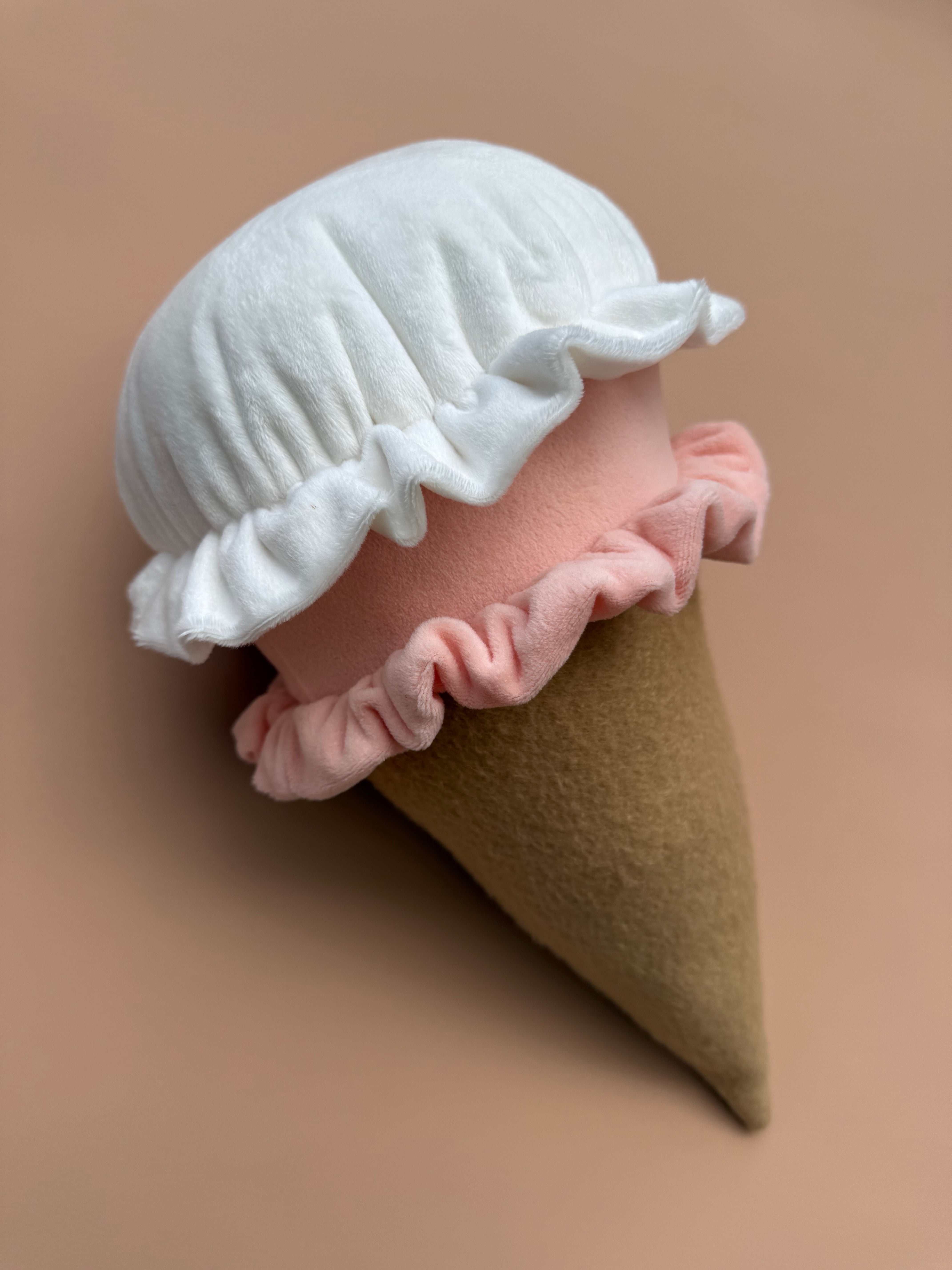Icecream Plushie - Plain (Ready Made)