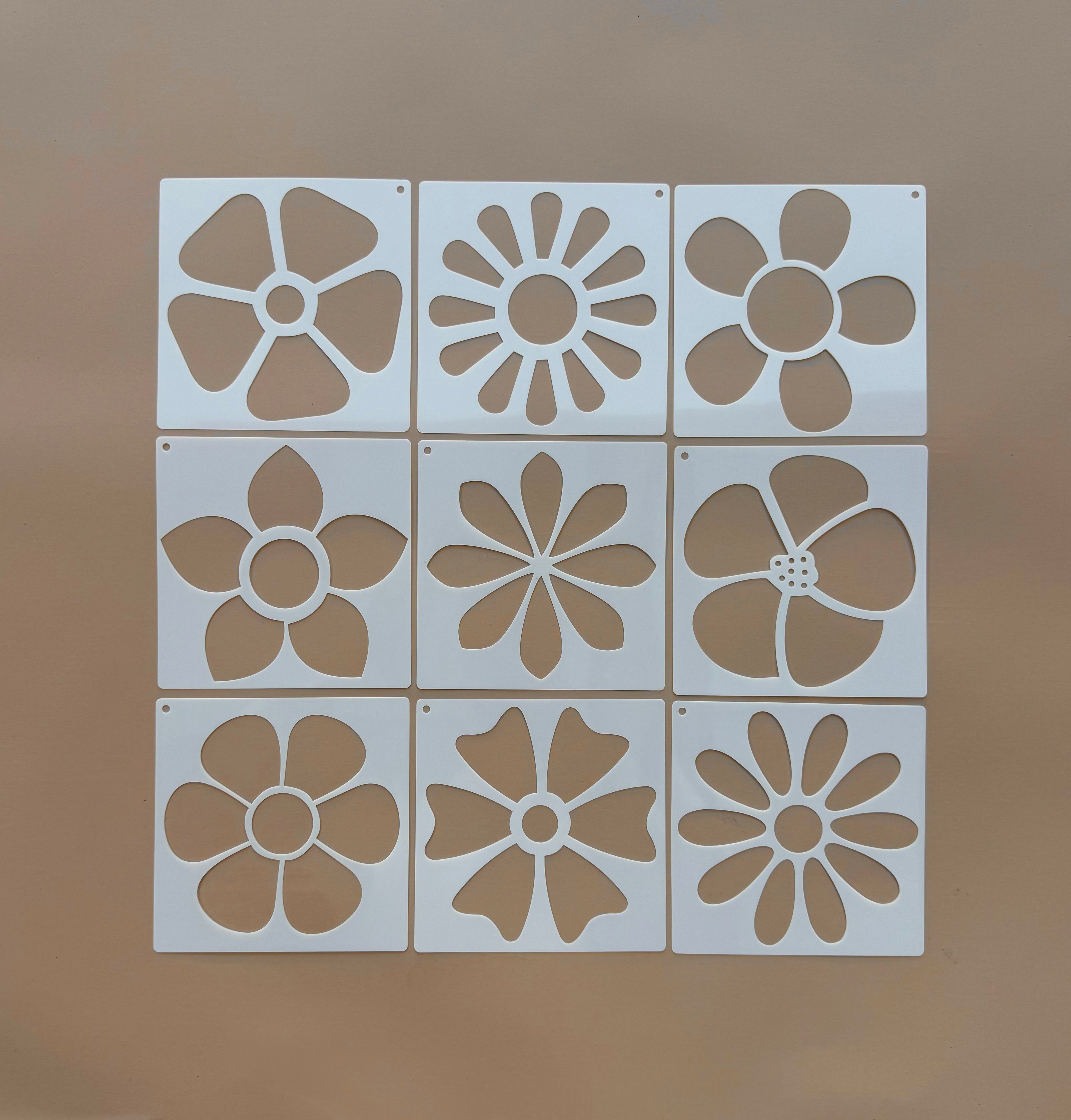 Paint Stencil Set - Daisies
