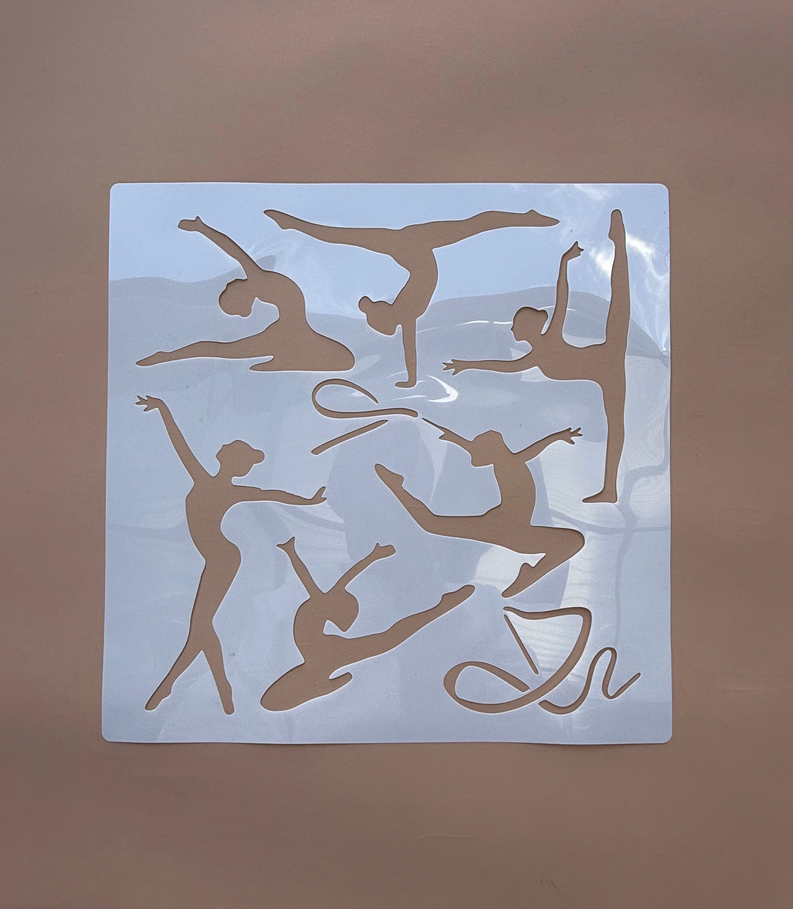 Paint Stencil - Gymnastics