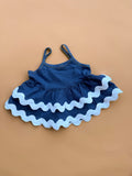 Related product : Double Peplum Singlet - Denim w Ric Rac