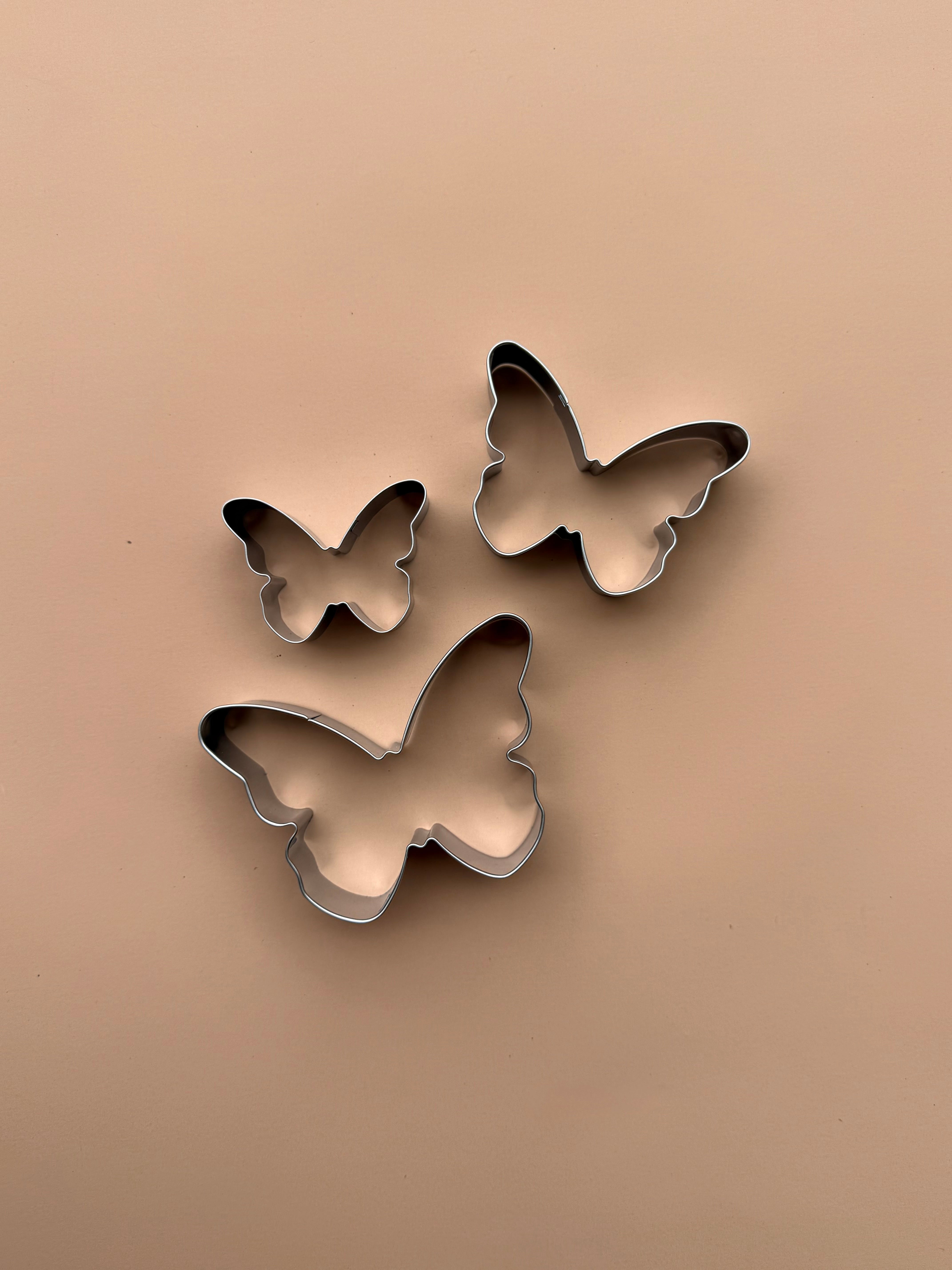 Sandwich/Cookie/Playdough Cutters - Butterflies