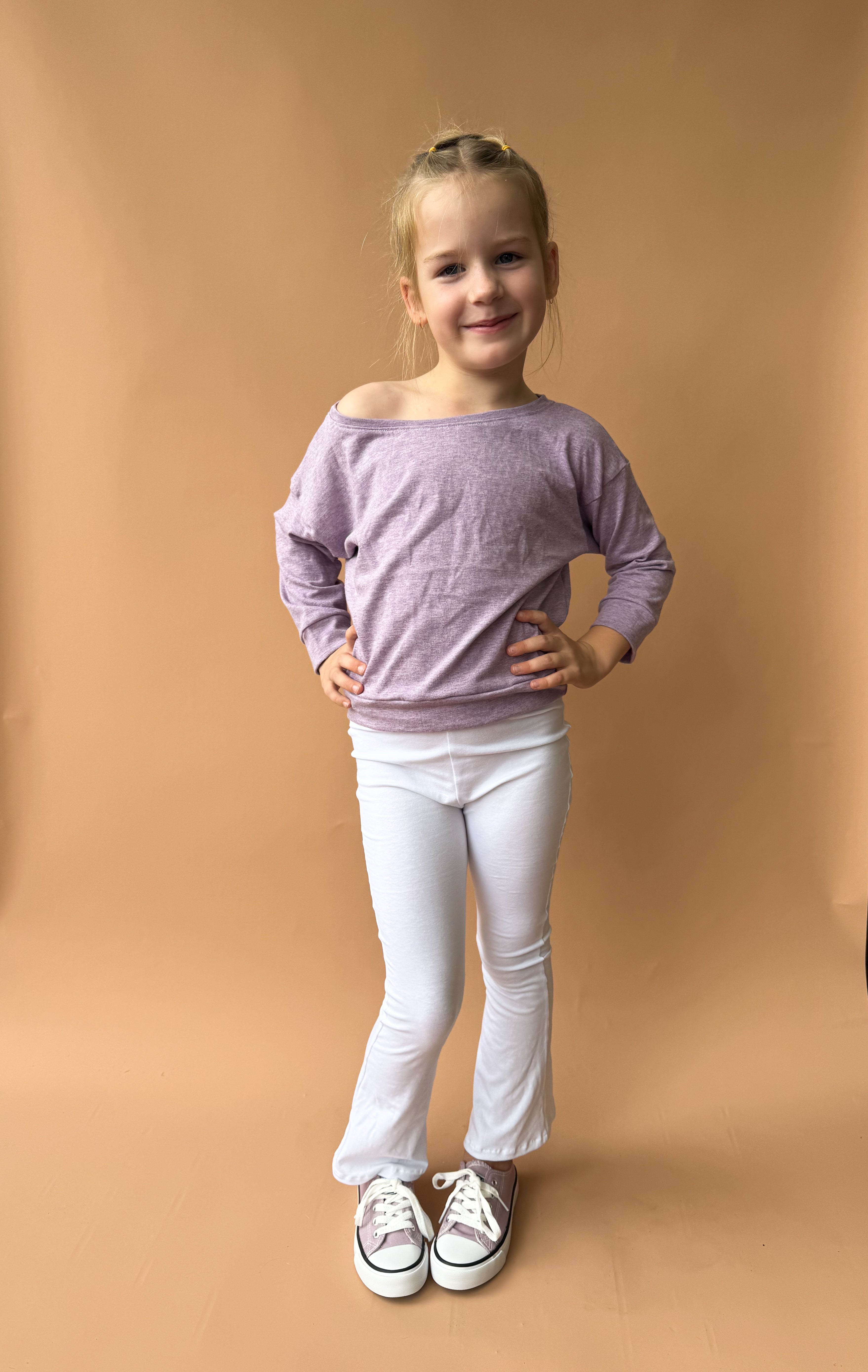 Flare Leggings - White