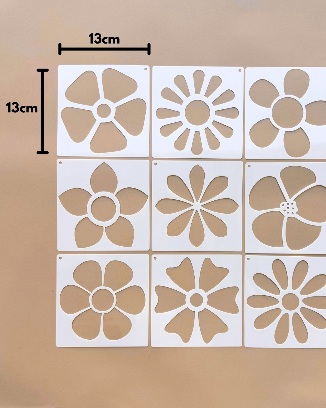 Paint Stencil Set - Daisies
