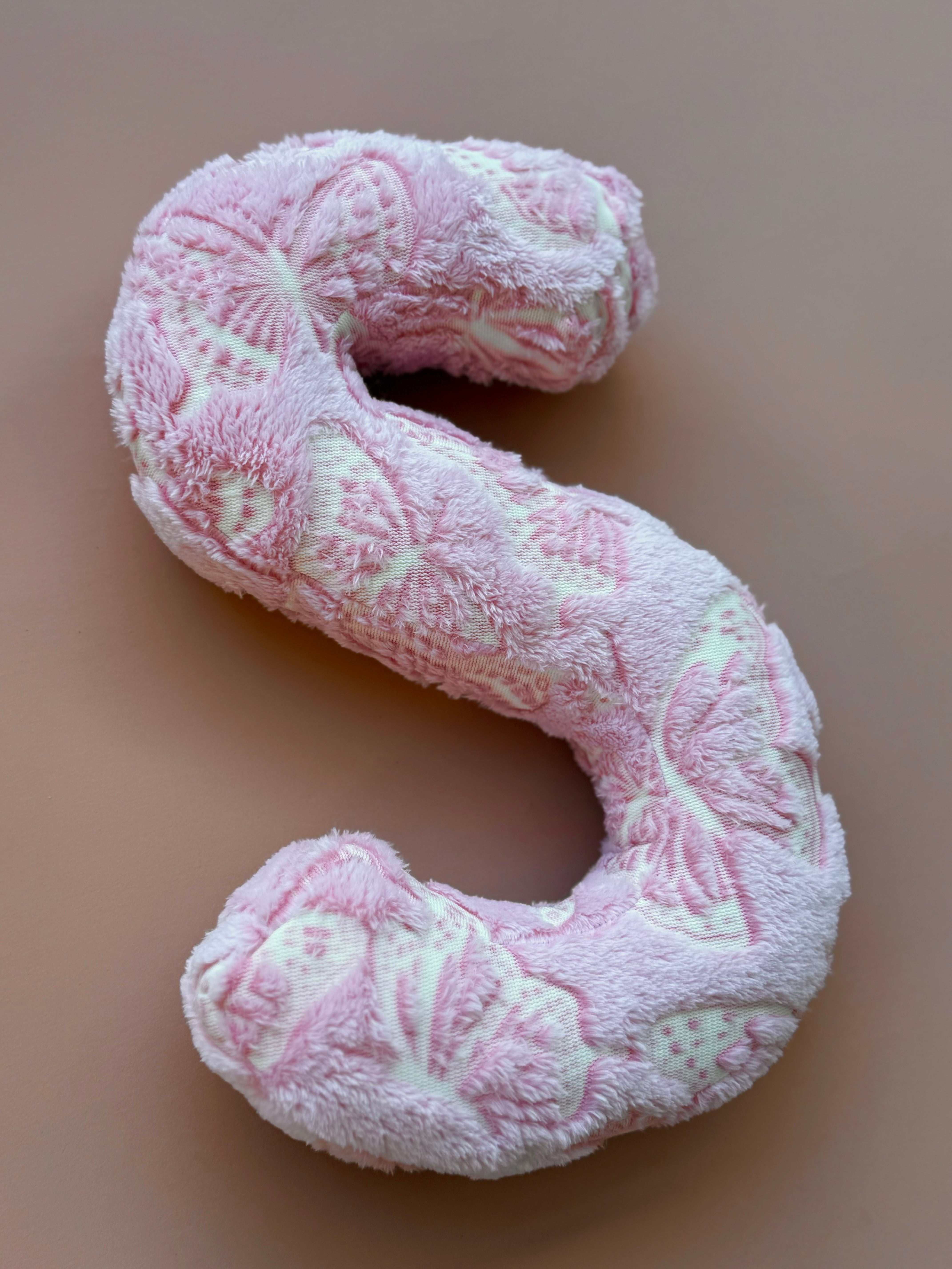 Custom Letter Cushions - Pink Butterflies (Ready Made)