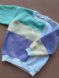 Related product : Oversized Colour Block Pullover - Purple Mint