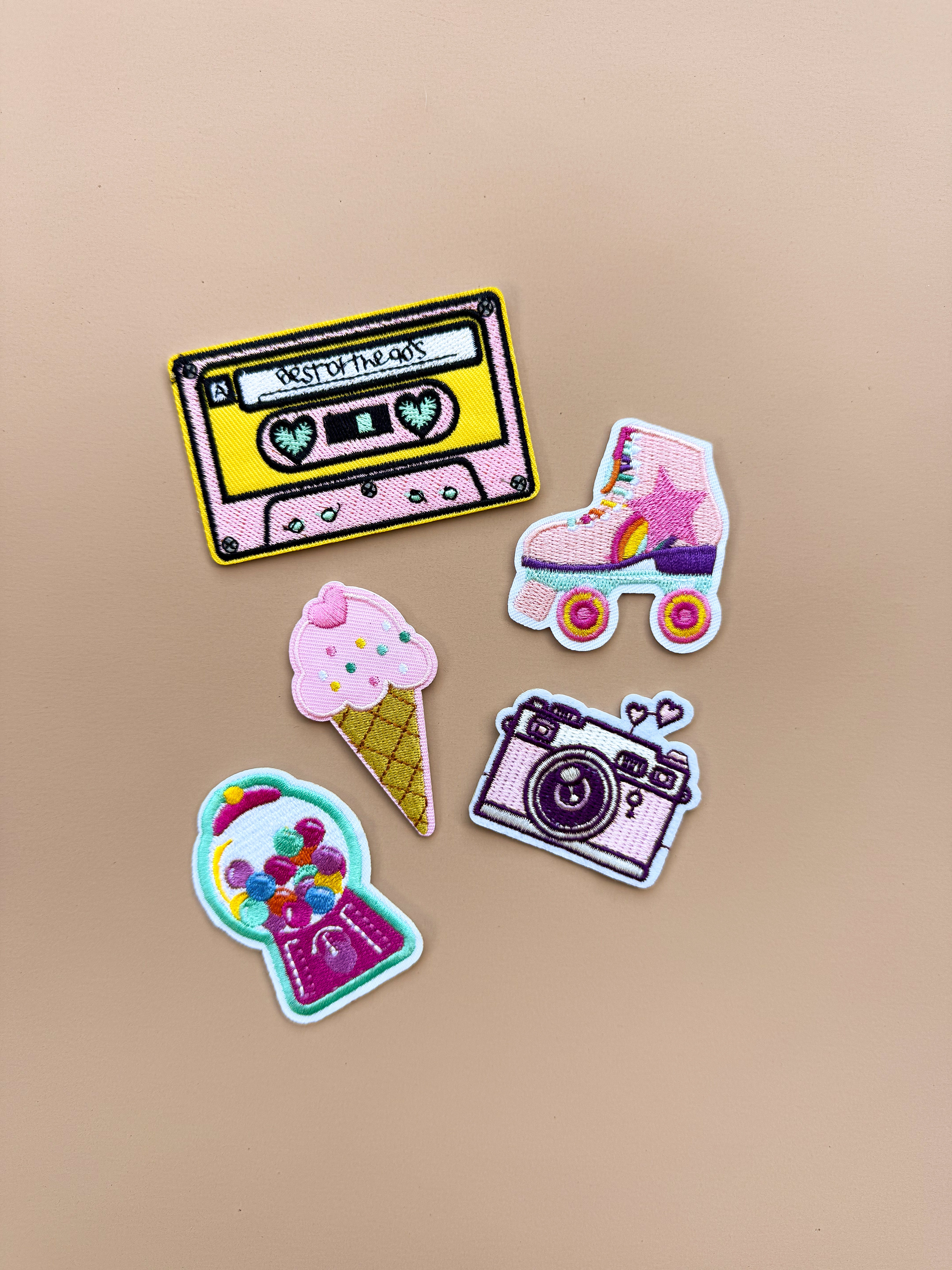 90s Theme Patch Pack