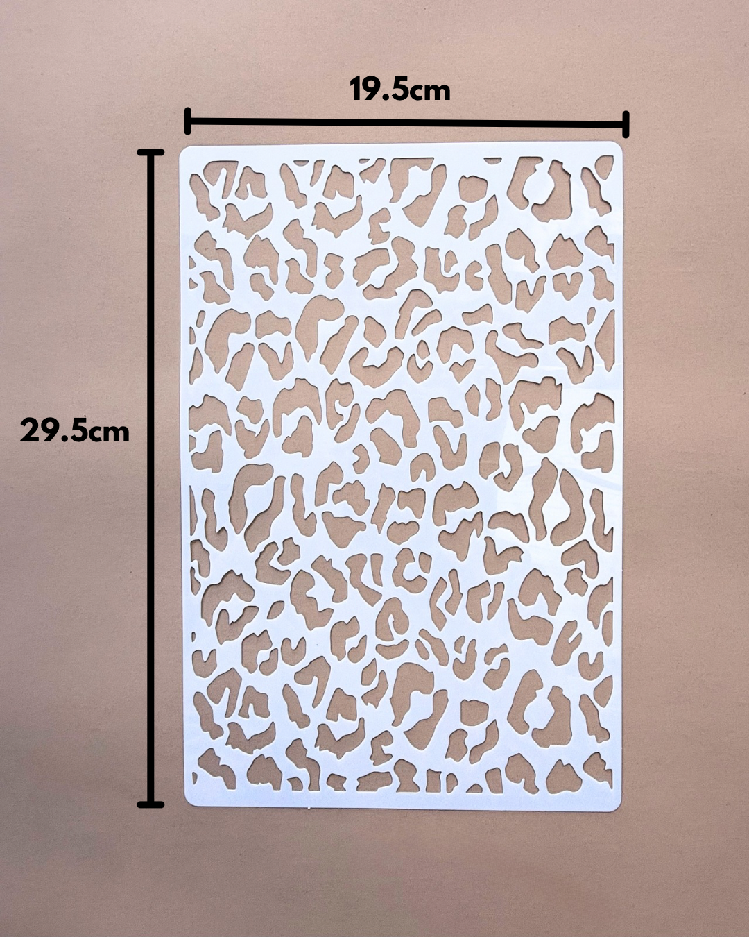Paint Stencil - 30cm Leopard Print