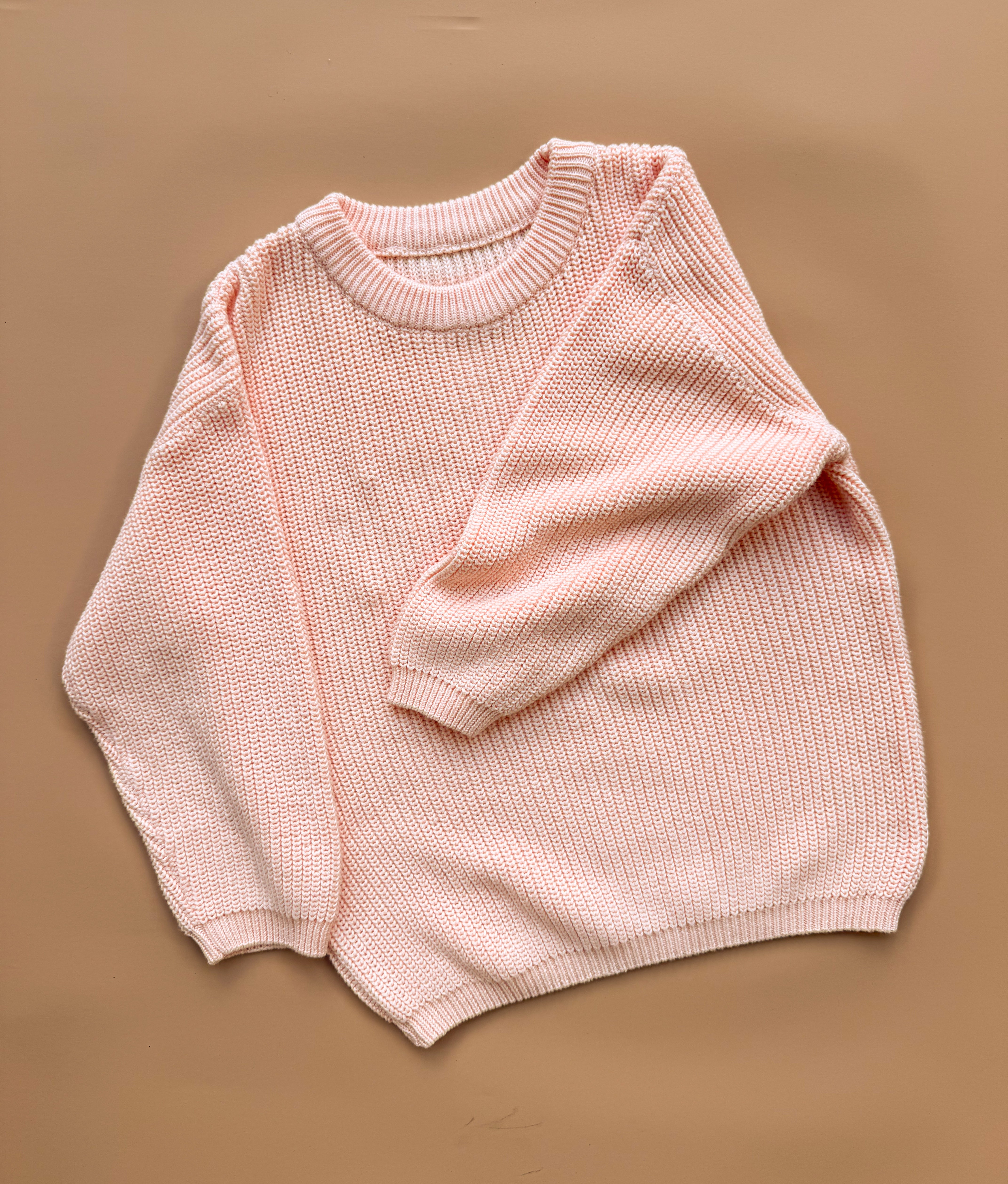 Chunky Knit Sweater - Peachy