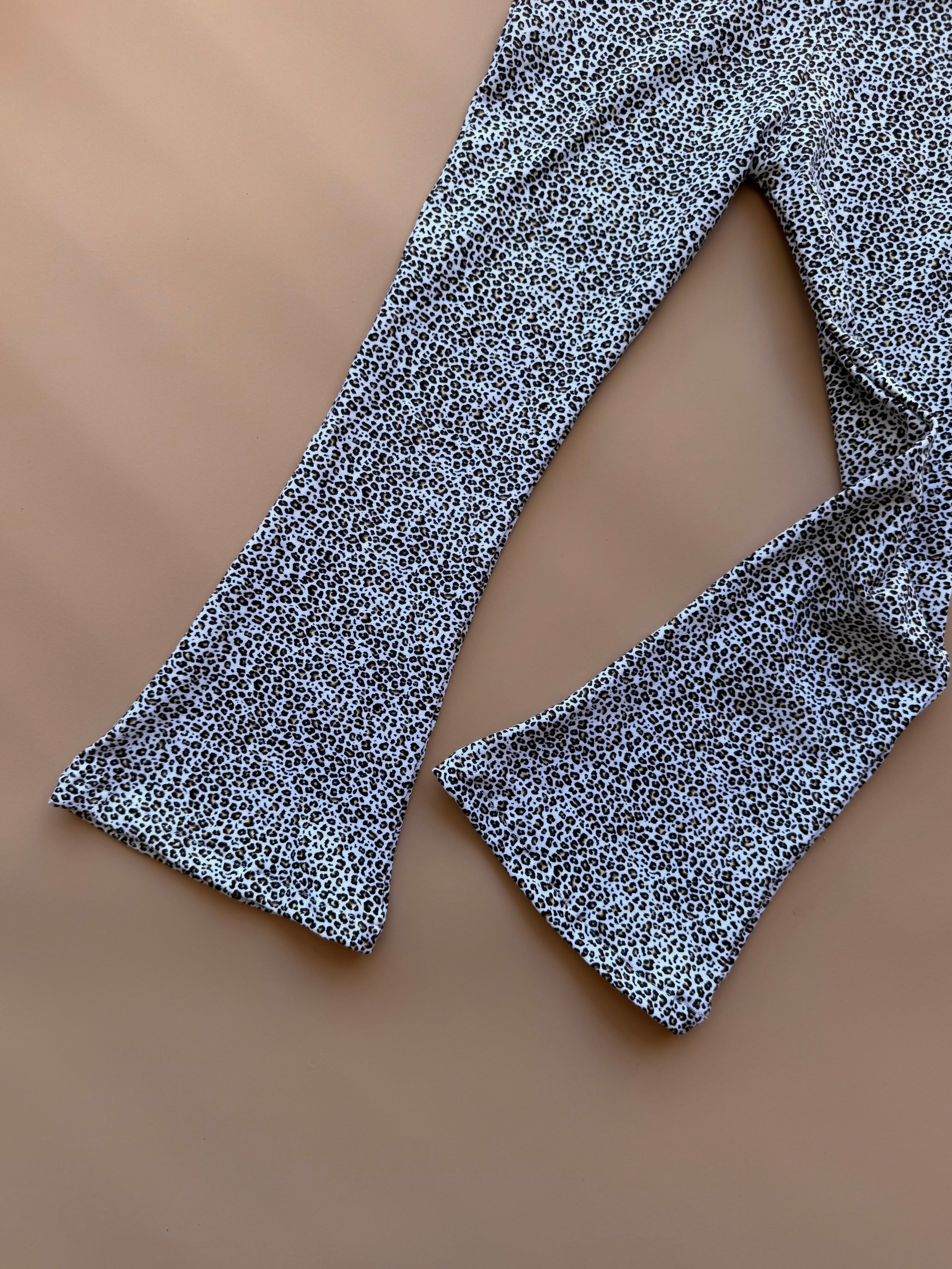 Flare Leggings - Mini Leopard
