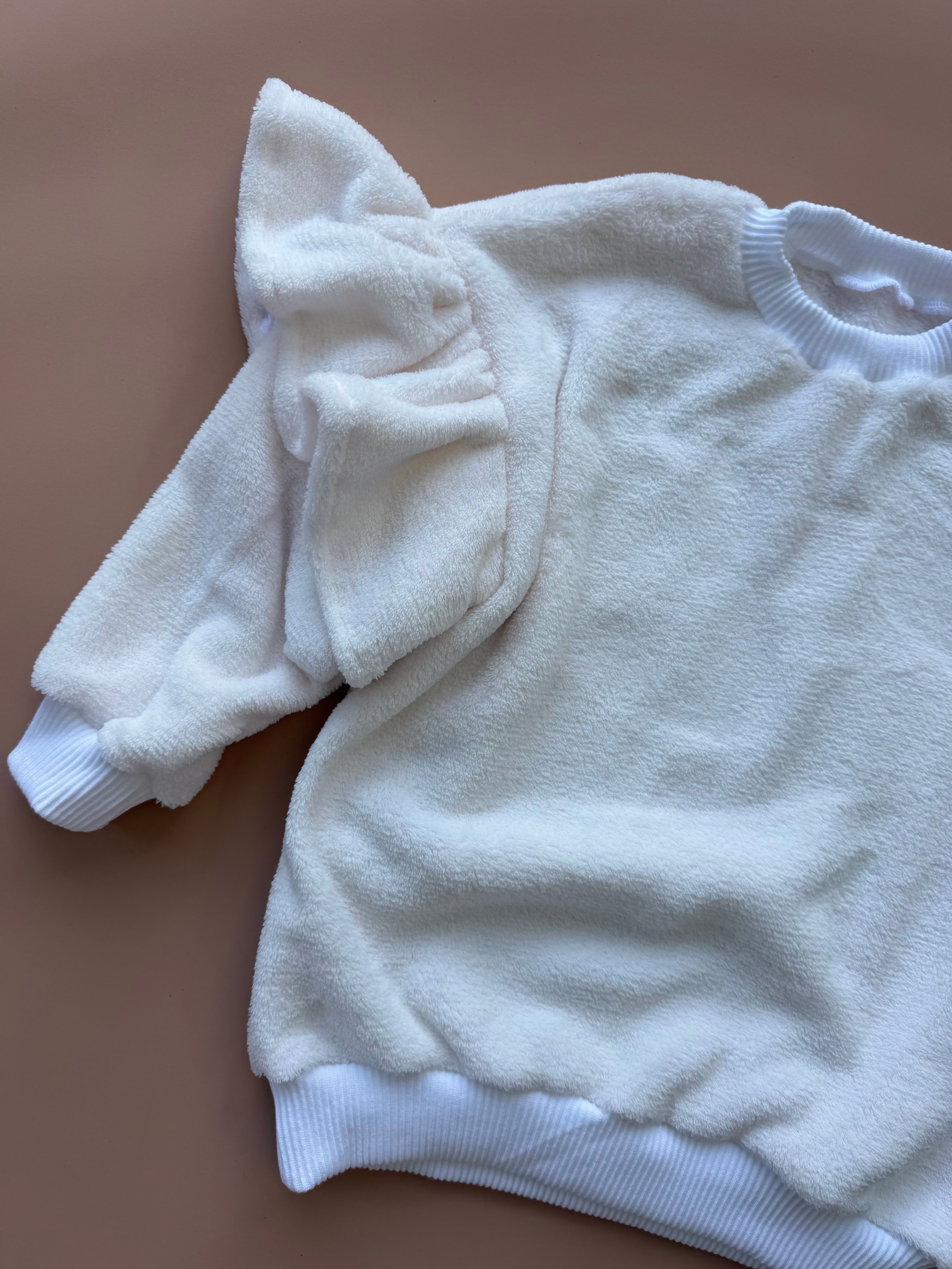 Oversized Frillie Pullover - Marshmallow