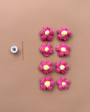 Related product : 3D Crochet Daisies - Rose Pink/Yellow (8 pack)