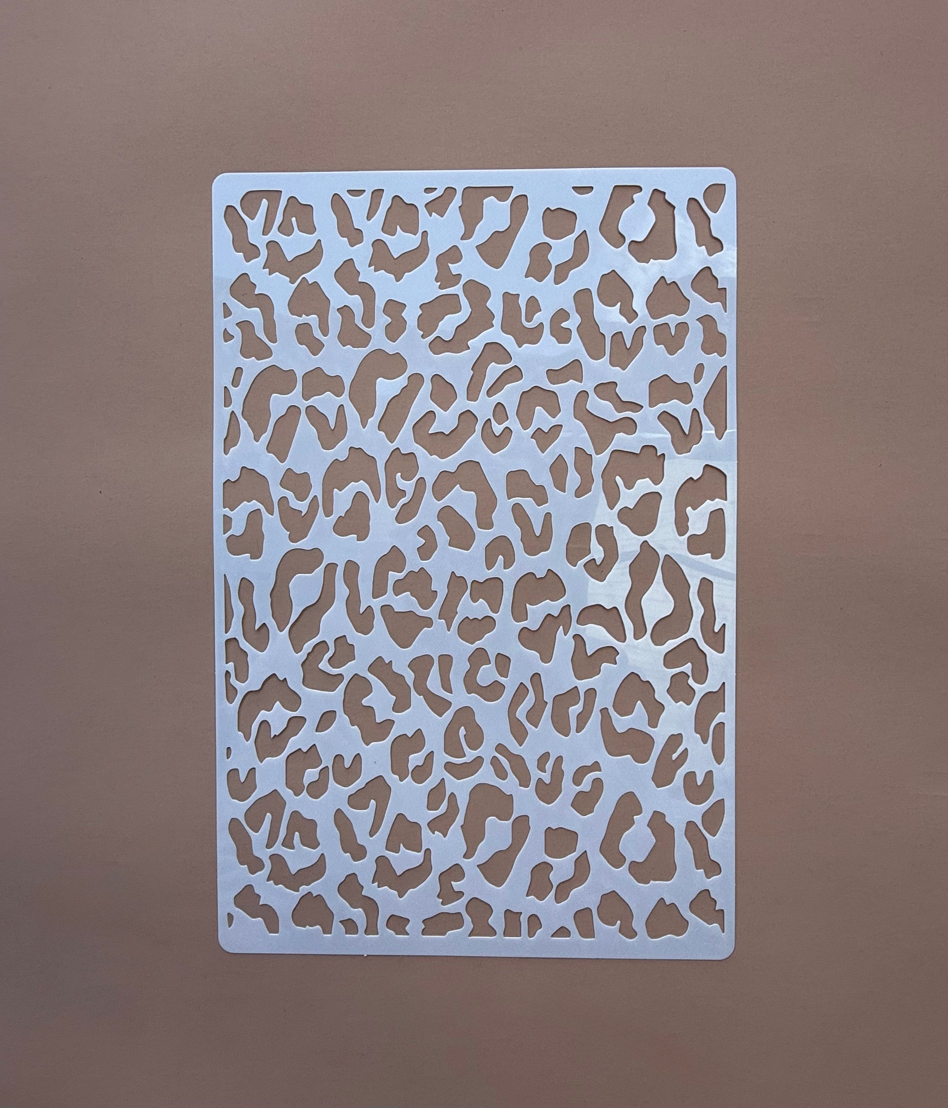 Paint Stencil - 30cm Leopard Print