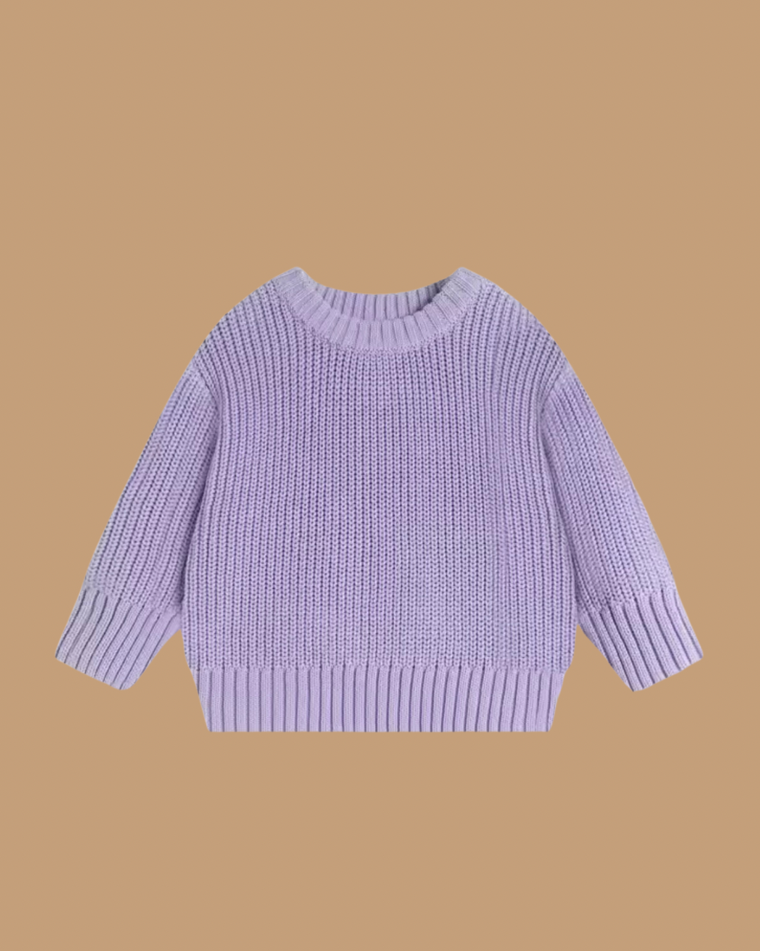 Chunky Knit Sweater - Lavender