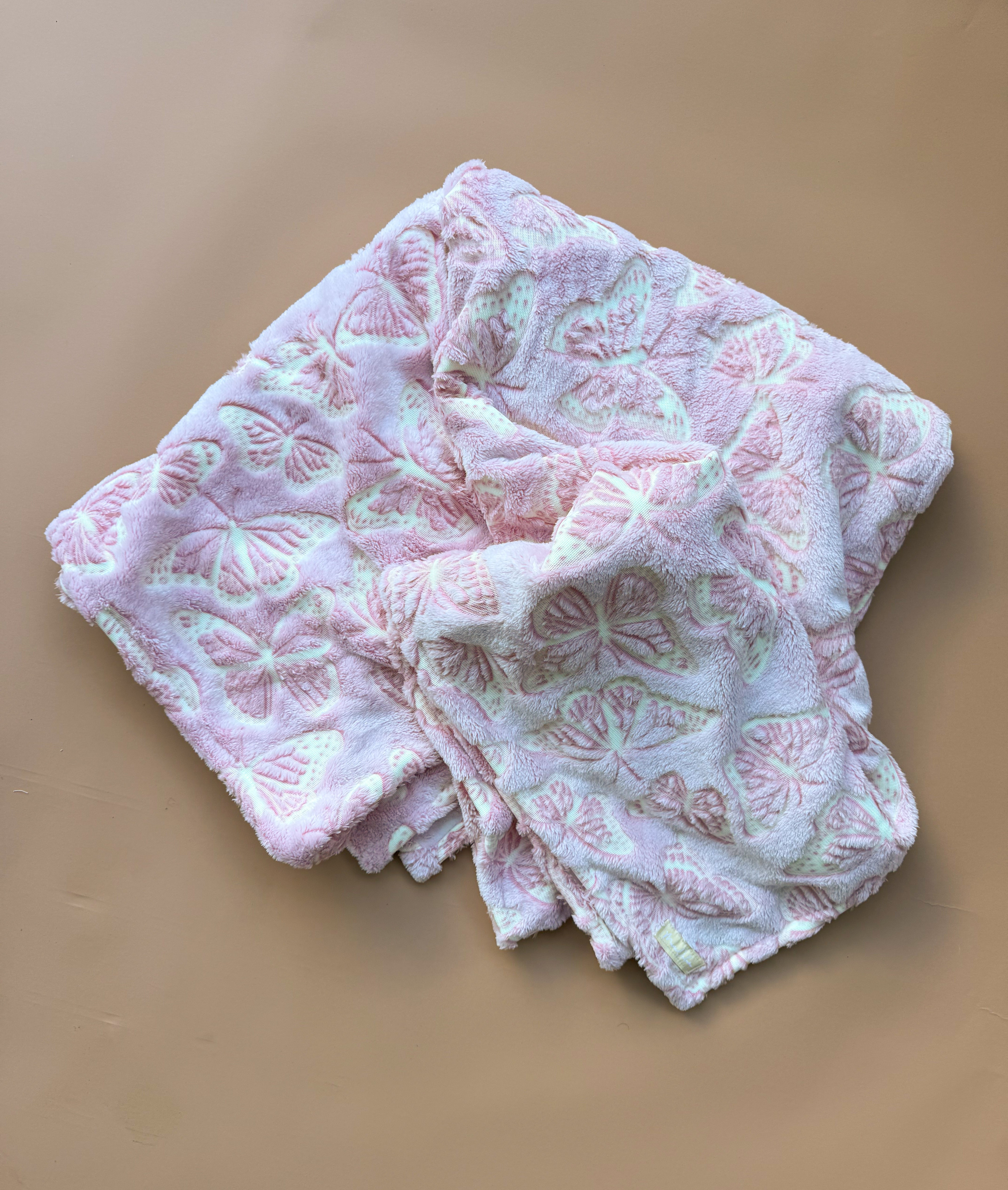 Snuggle Blanket - Pink Butterflies